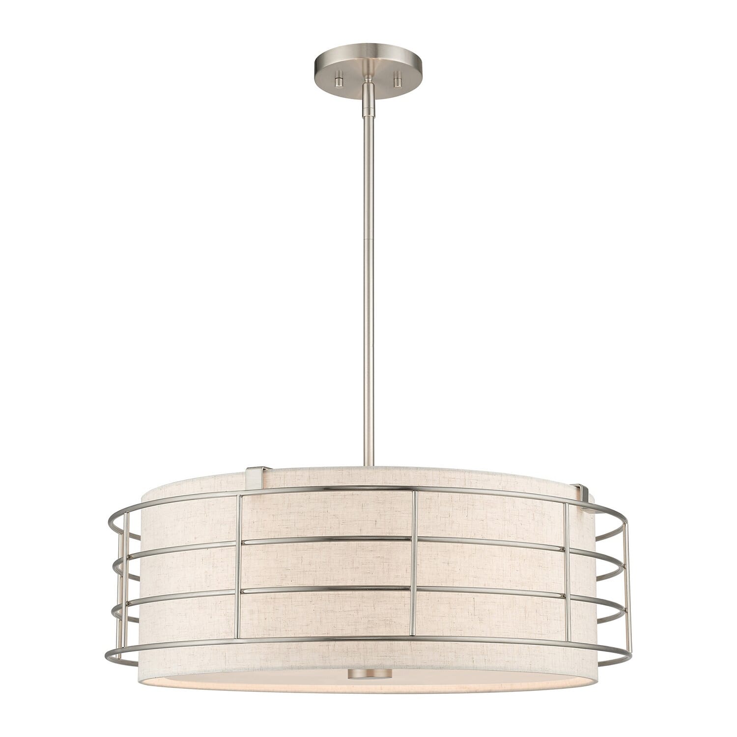 Blanchard 5-Light Pendant Chandelier in Brushed Nickel