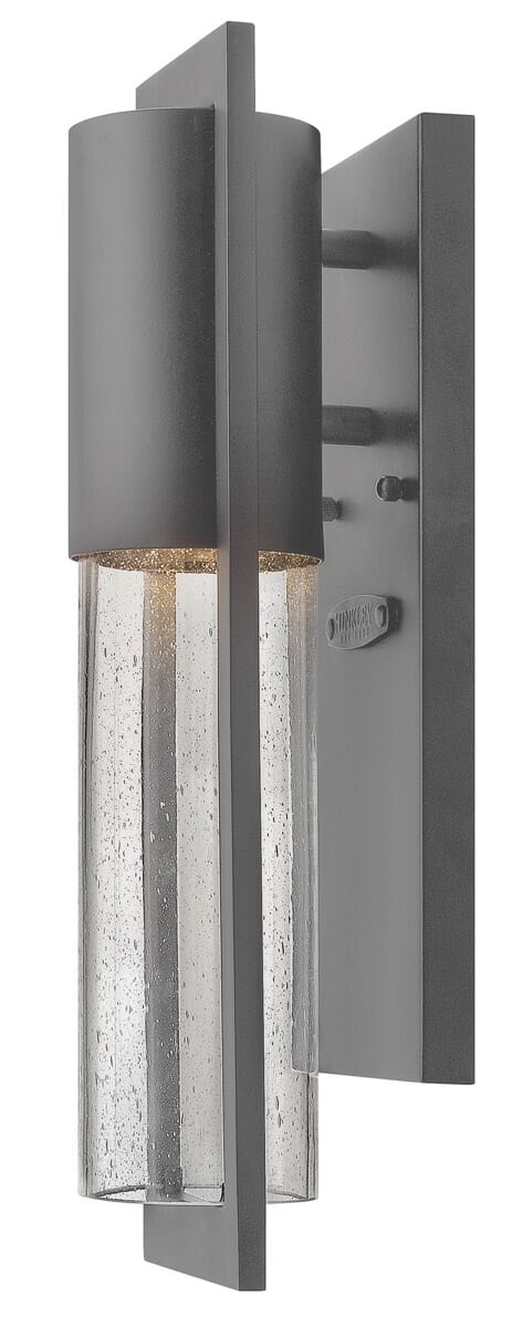 Hinkley Shelter Outdoor Mini Wall Sconce in Hematite - 1326HE
