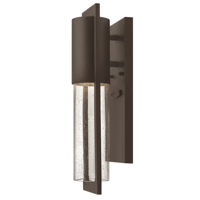 Hinkley Shelter Outdoor LED Mini Wall Sconce in Buckeye Bronze Hinkley Shelter Outdoor LED Mini Wall Sconce in Buckeye Bronze