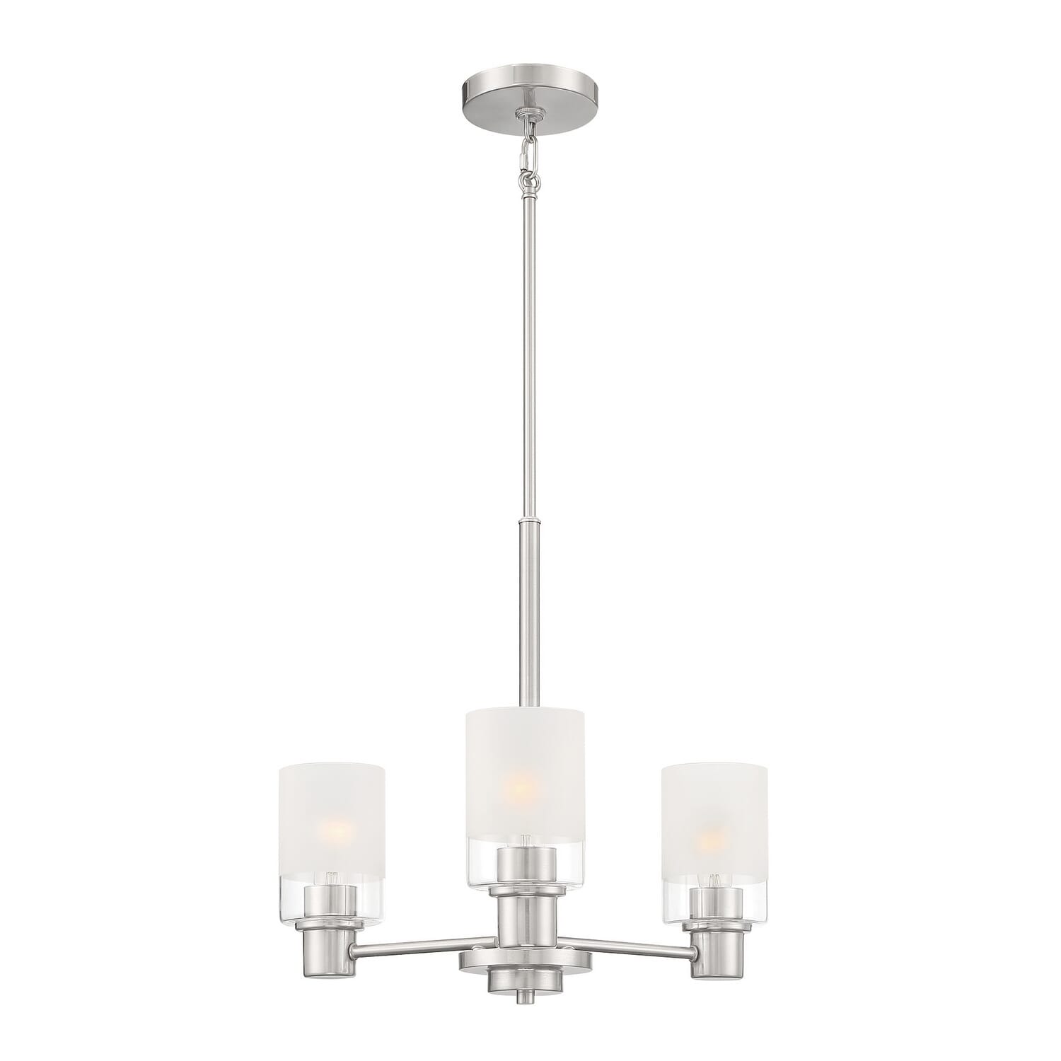 Cedar Lane 3-Light Chandelier in Brushed Nickel