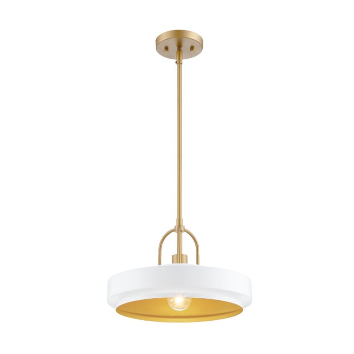 Odea 1-Light Pendant in Matte White Odea 1-Light Pendant in Matte White