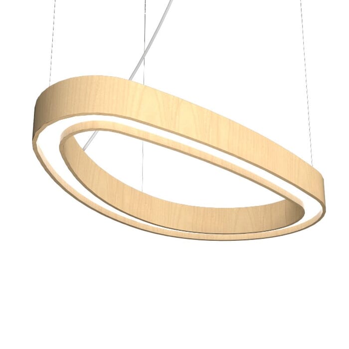 Organic LED Pendant in Maple Organic LED Pendant in Maple