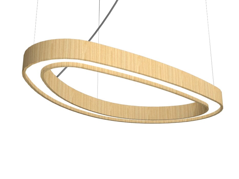 Organic LED Pendant in Sand