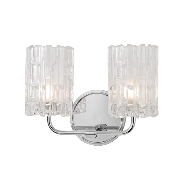 Hudson Valley Dexter 2-Light 11" Bathroom Vanity Light in Polished Chrome Hudson Valley Dexter 2-Light 11" Bathroom Vanity Light in Polished Chrome