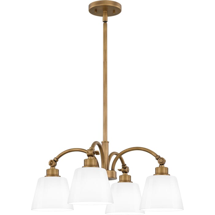 Four Light Chandelier by Quoizel Four Light Chandelier by Quoizel