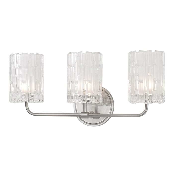 Hudson Valley Dexter 3-Light 18" Bathroom Vanity Light in Satin Nickel Hudson Valley Dexter 3-Light 18" Bathroom Vanity Light in Satin Nickel