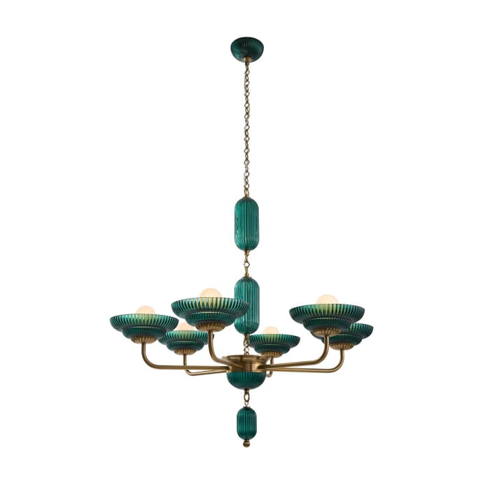 Six Light Chandelier by Kalco Six Light Chandelier by Kalco