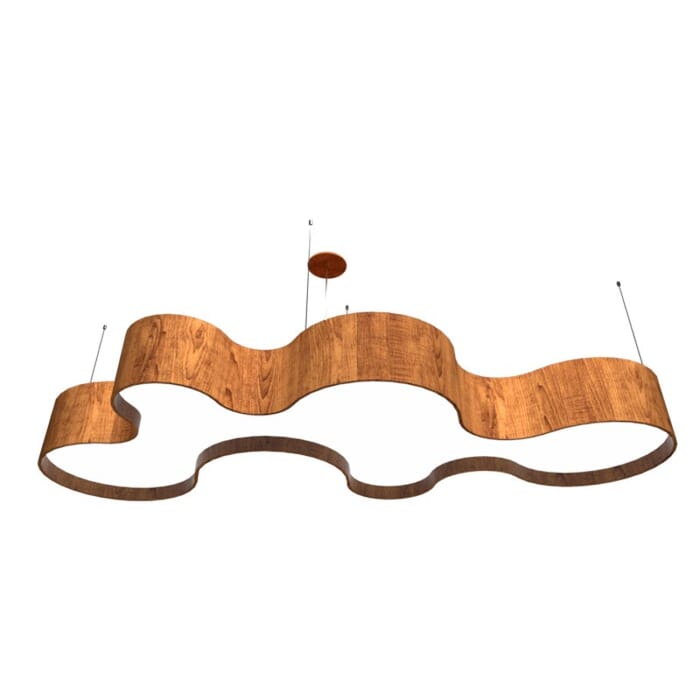 Organic LED Pendant in Imbuia Organic LED Pendant in Imbuia