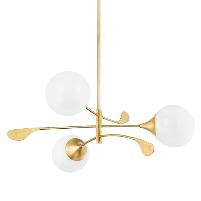 Three Light Chandelier by Mitzi Three Light Chandelier by Mitzi