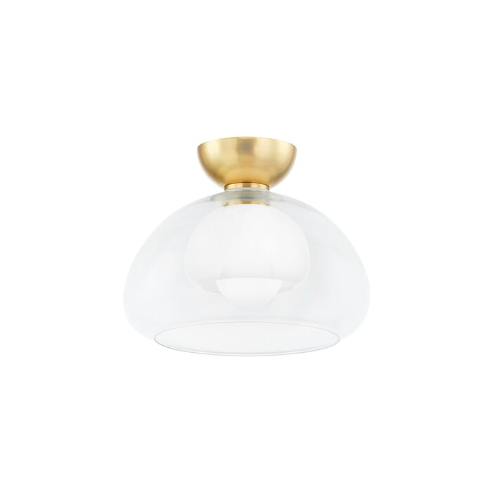 One Light Semi Flush Mount by Mitzi One Light Semi Flush Mount by Mitzi