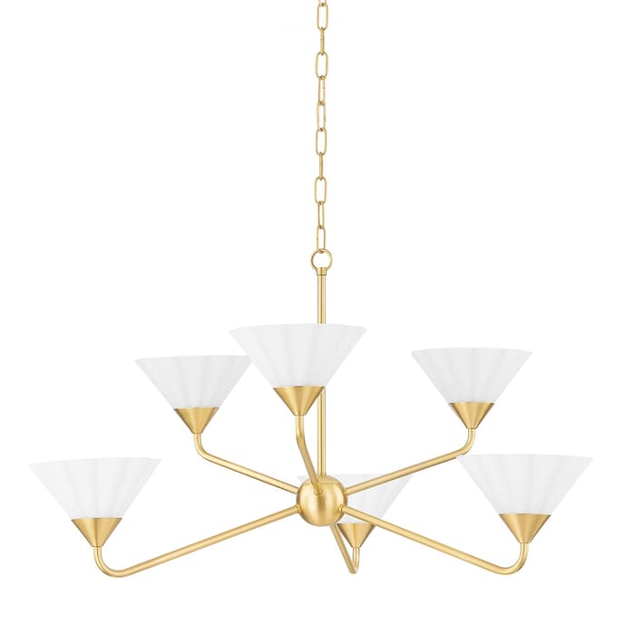 Six Light Chandelier by Mitzi Six Light Chandelier by Mitzi
