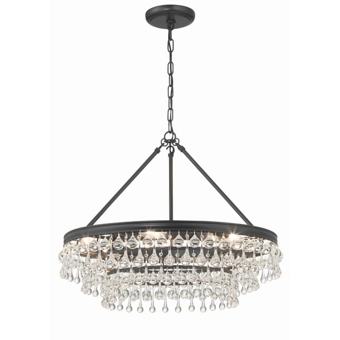 Six Light Chandelier by Crystorama Six Light Chandelier by Crystorama