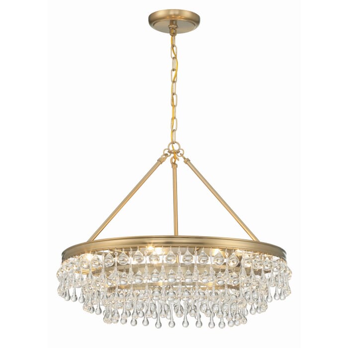 Six Light Chandelier by Crystorama Six Light Chandelier by Crystorama