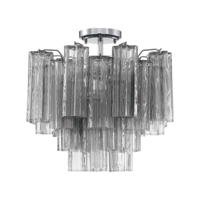 Four Light Semi Flush Mount by Crystorama Four Light Semi Flush Mount by Crystorama