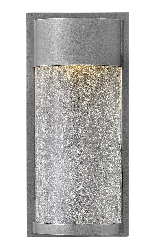 Hematite LED Wall Mount from the Shelter Collection