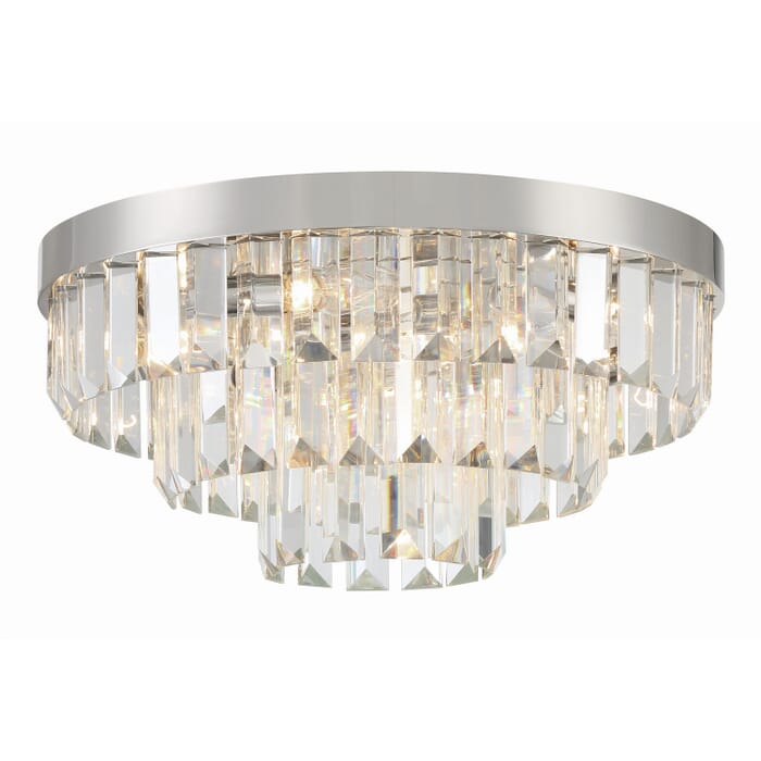 Eight Light Flush Mount by Crystorama Eight Light Flush Mount by Crystorama