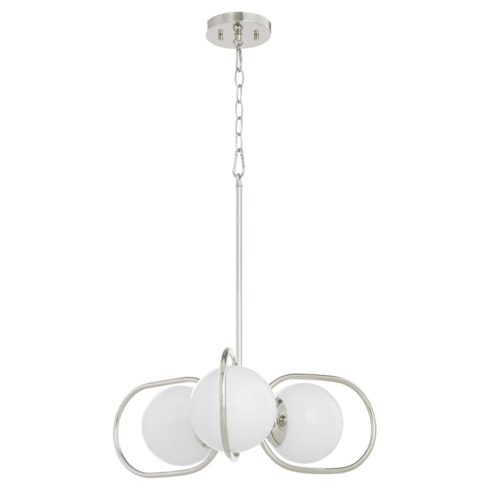 Three Light Chandelier by Quorum Three Light Chandelier by Quorum