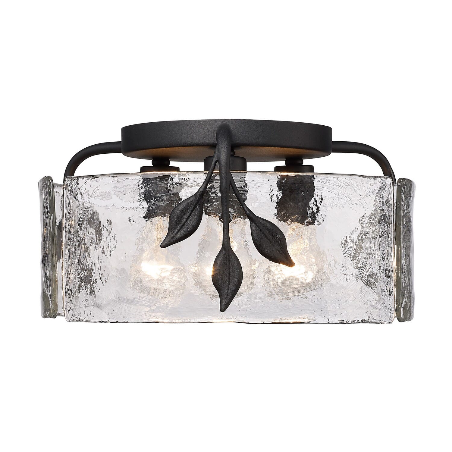 Three Light Flush Mount by Golden