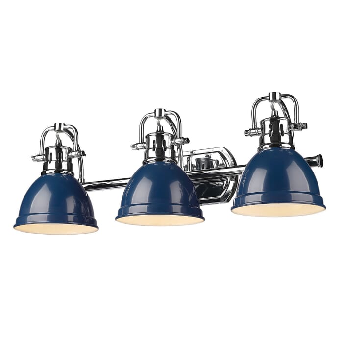 Three Light Bath Vanity by Golden Three Light Bath Vanity by Golden