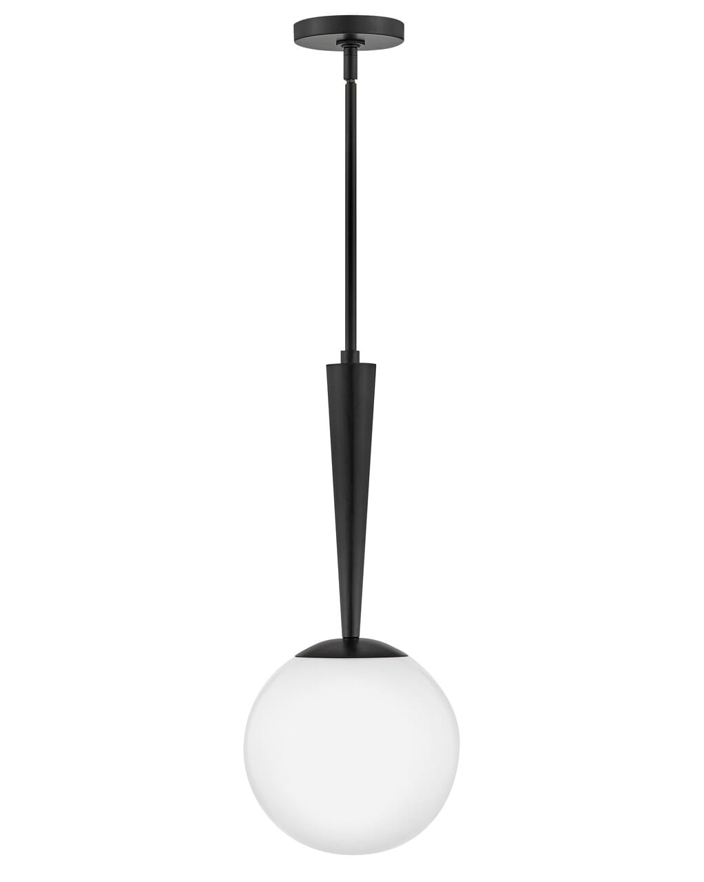 Black LED Pendant from the Izzy Collection