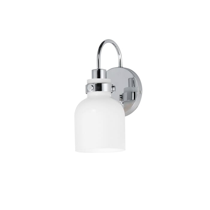 Milk 1-Light Wall Sconce in Polished Chrome Milk 1-Light Wall Sconce in Polished Chrome