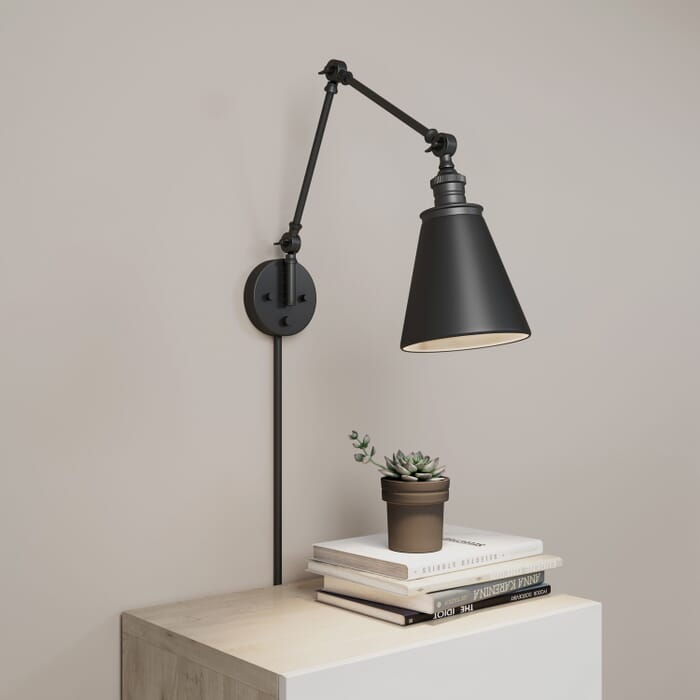 One Light Swing Arm Wall Sconce by Millennium One Light Swing Arm Wall Sconce by Millennium