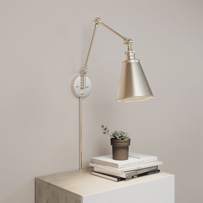 One Light Swing Arm Wall Sconce by Millennium One Light Swing Arm Wall Sconce by Millennium