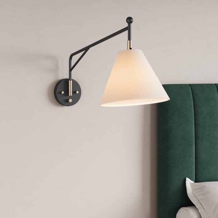One Light Swing Arm Wall Sconce by Millennium One Light Swing Arm Wall Sconce by Millennium