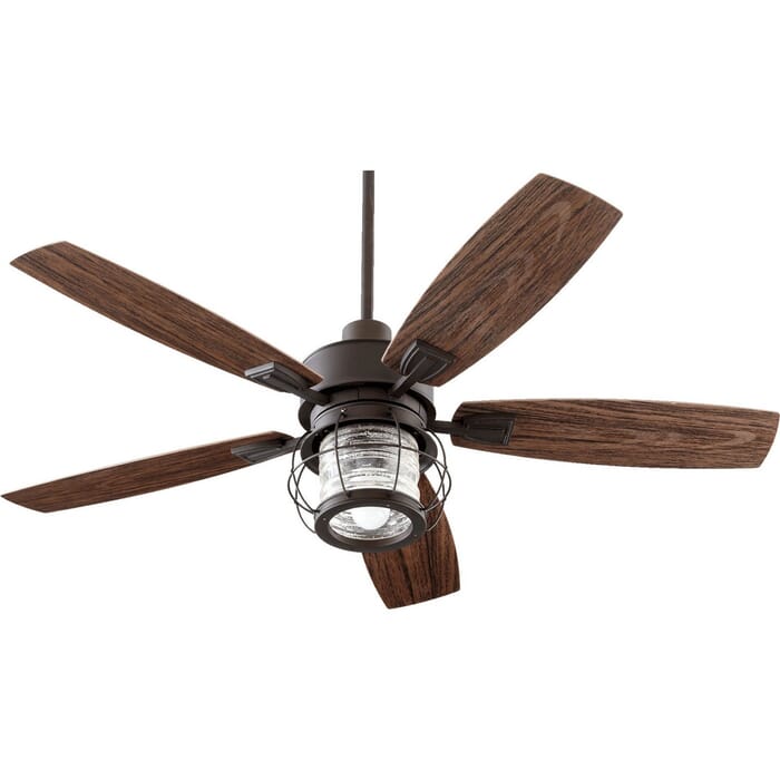 Quorum Galveston 52" Outdoor Ceiling Fan in Oiled Bronze Quorum Galveston 52" Outdoor Ceiling Fan in Oiled Bronze