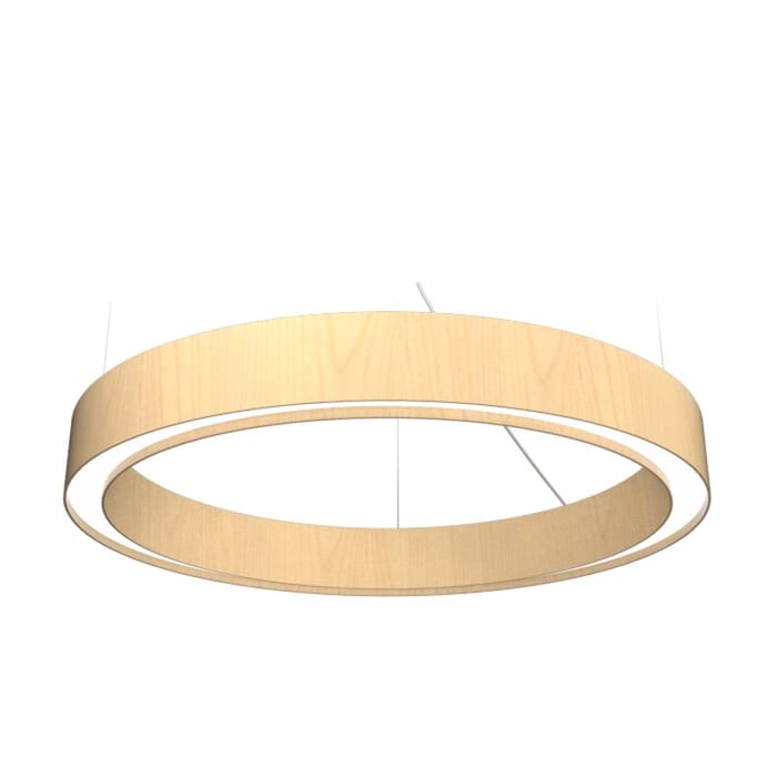 Cylindrical LED Pendant in Maple Cylindrical LED Pendant in Maple