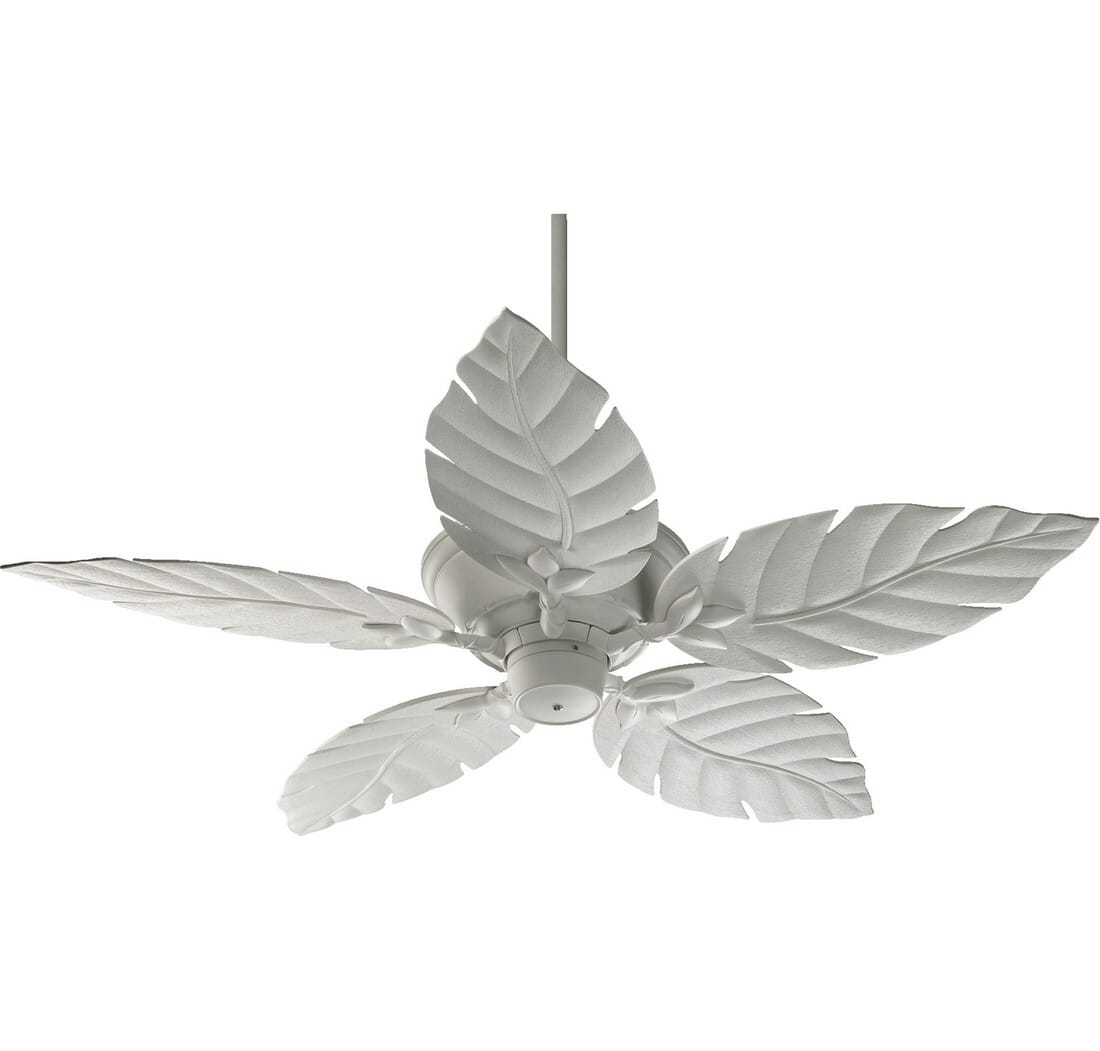 Quorum Monaco 52" Outdoor Ceiling Fan in Studio White