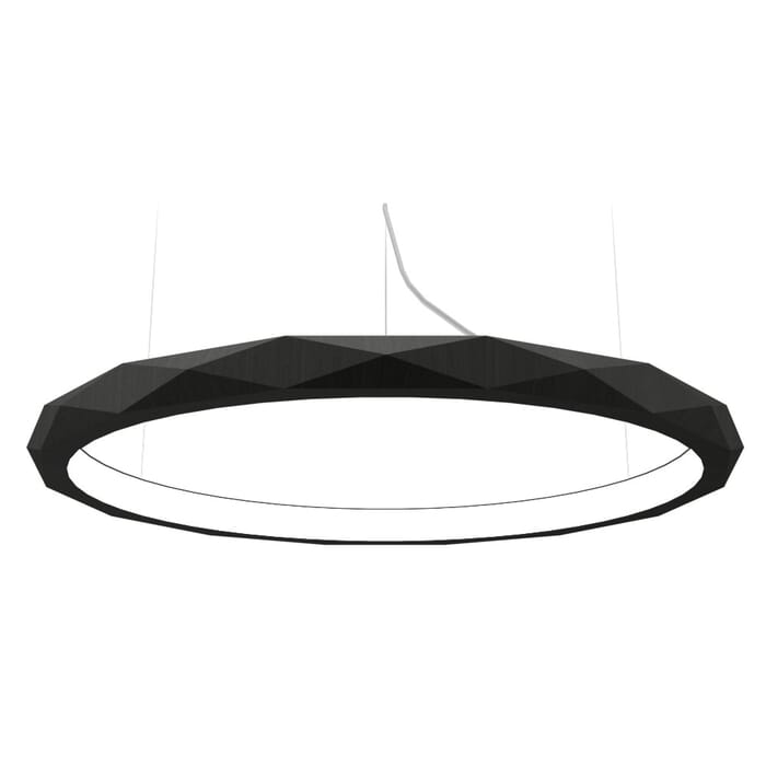 Facet LED Pendant in Charcoal Facet LED Pendant in Charcoal