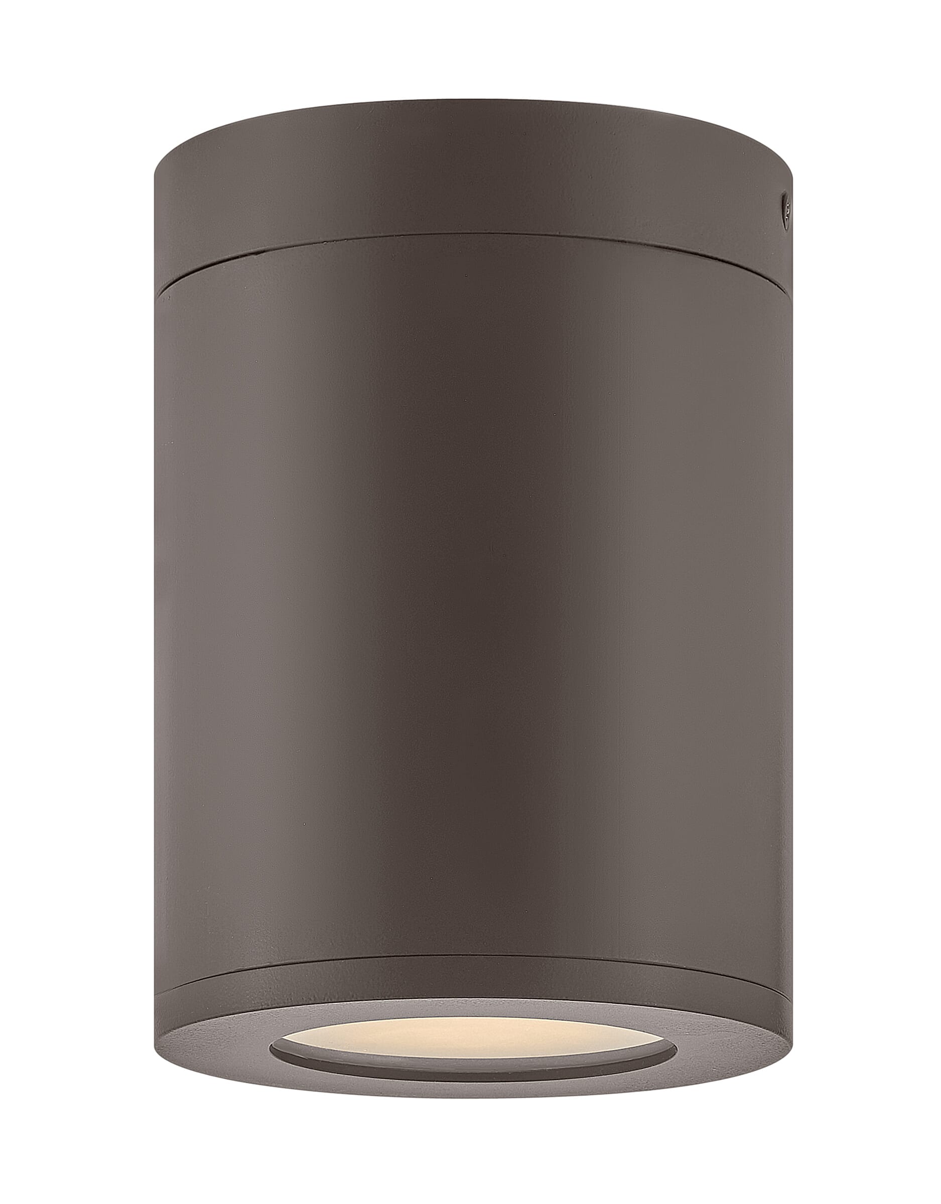 Architectural Bronze LED Flush Mount from the Silo Collection