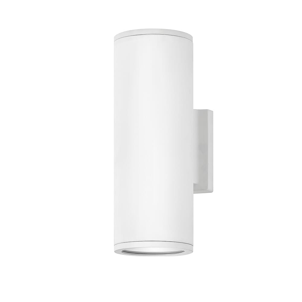 Satin White LED Wall Mount from the Silo Collection