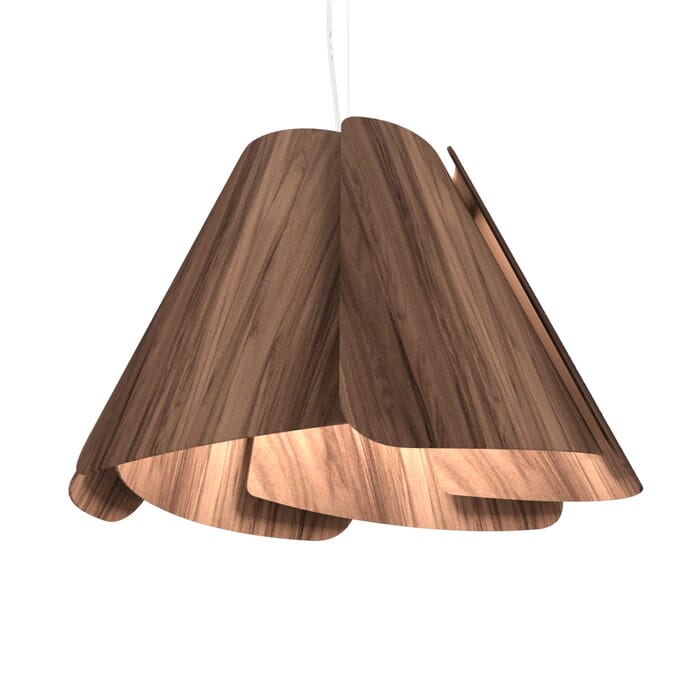 Fuchsia 1-Light Pendant in American Walnut Fuchsia 1-Light Pendant in American Walnut