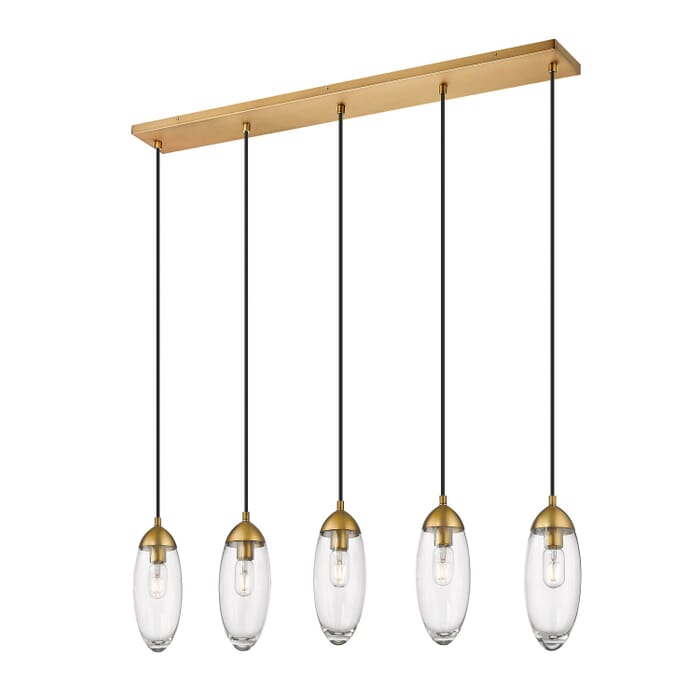 Five Light Linear Chandelier Five Light Linear Chandelier