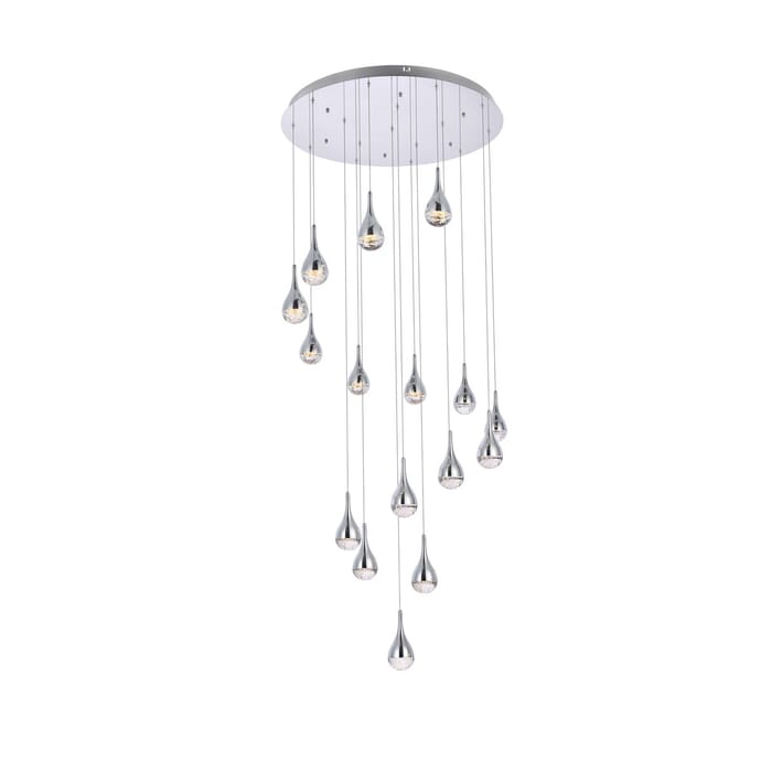 Amherst 16-Light LED Chandelier in chrome Amherst 16-Light LED Chandelier in chrome