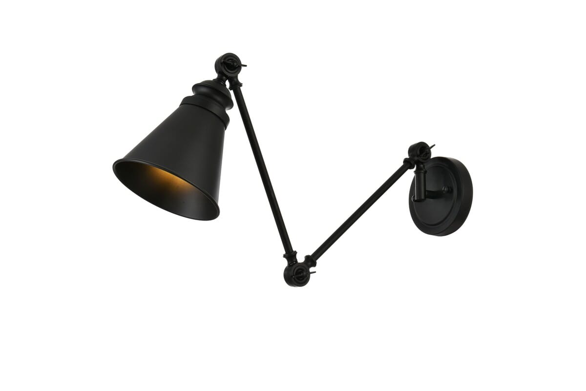 One Light Swing Arm Wall Sconce