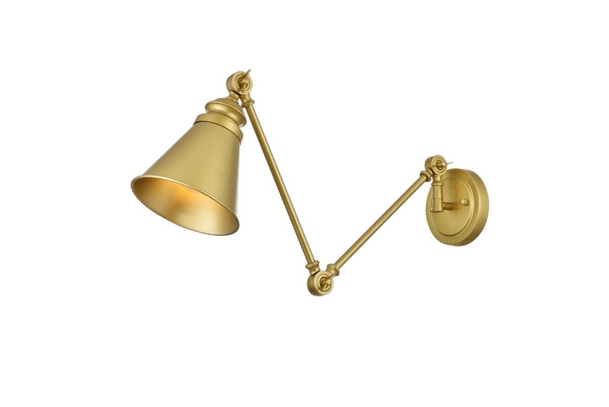 One Light Swing Arm Wall Sconce