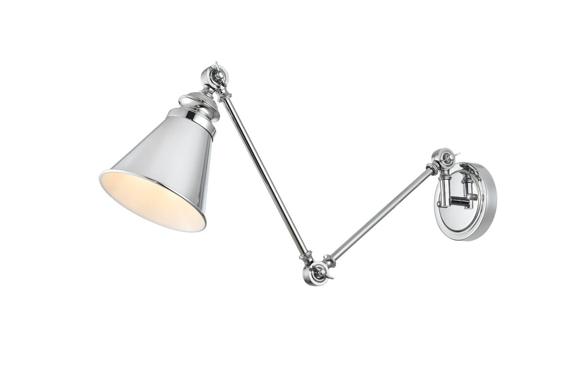One Light Swing Arm Wall Sconce