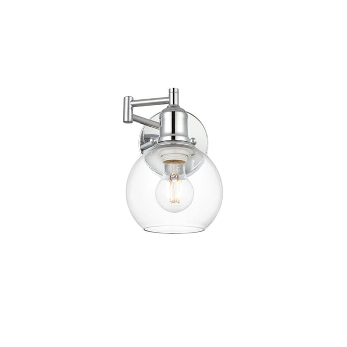 One Light Swing Arm Wall Sconce One Light Swing Arm Wall Sconce