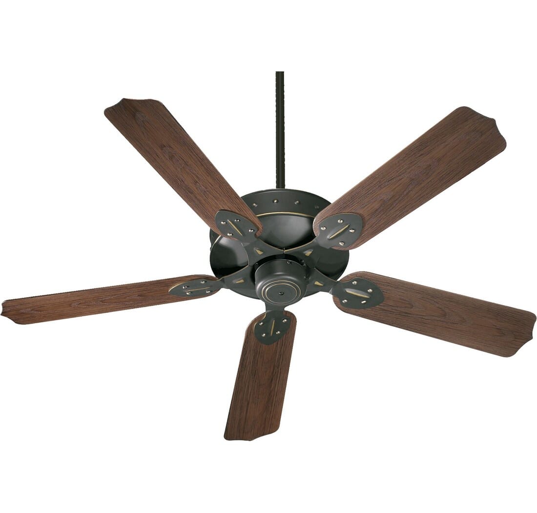 Quorum Hudson 52" Outdoor Ceiling Fan in Old World