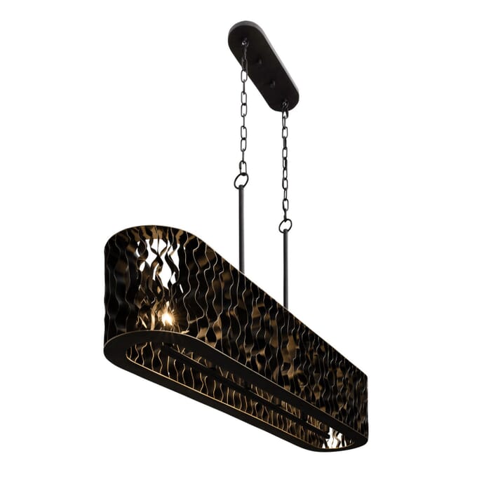 Six Light Linear Pendant by Varaluz Six Light Linear Pendant by Varaluz