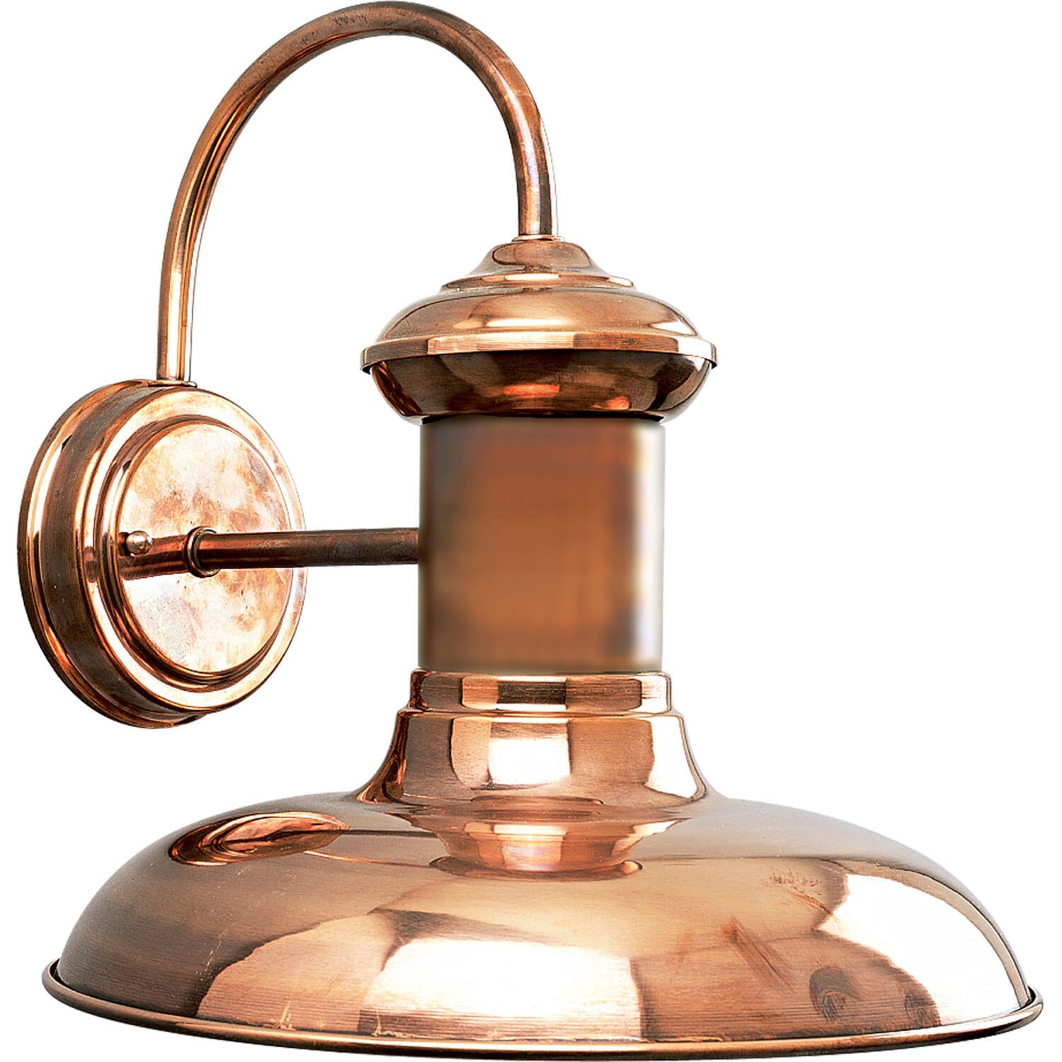 Cognac One Light Wall Lantern from the Brookside Collection