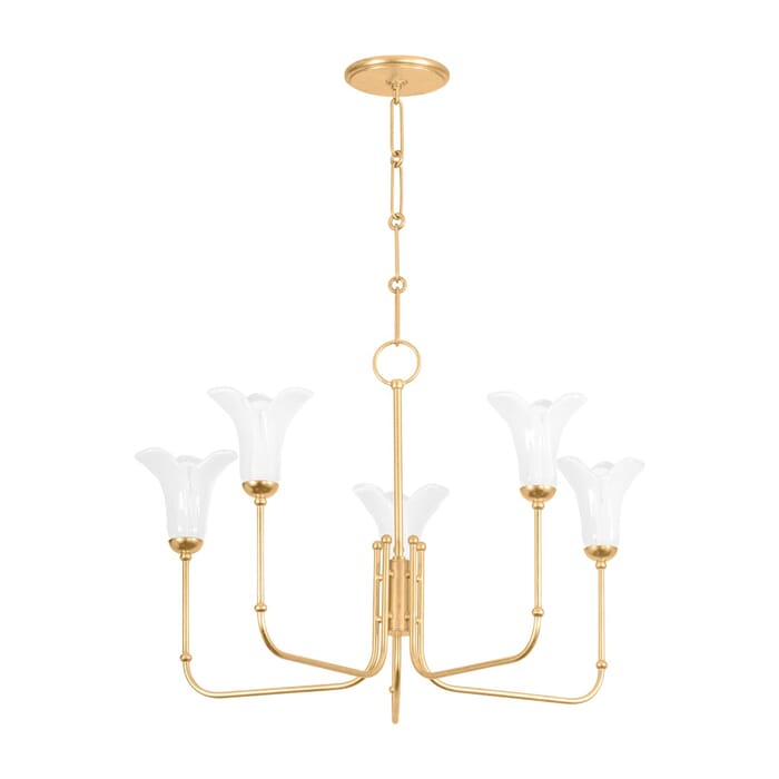 Five Light Chandelier by Hudson Valley Five Light Chandelier by Hudson Valley