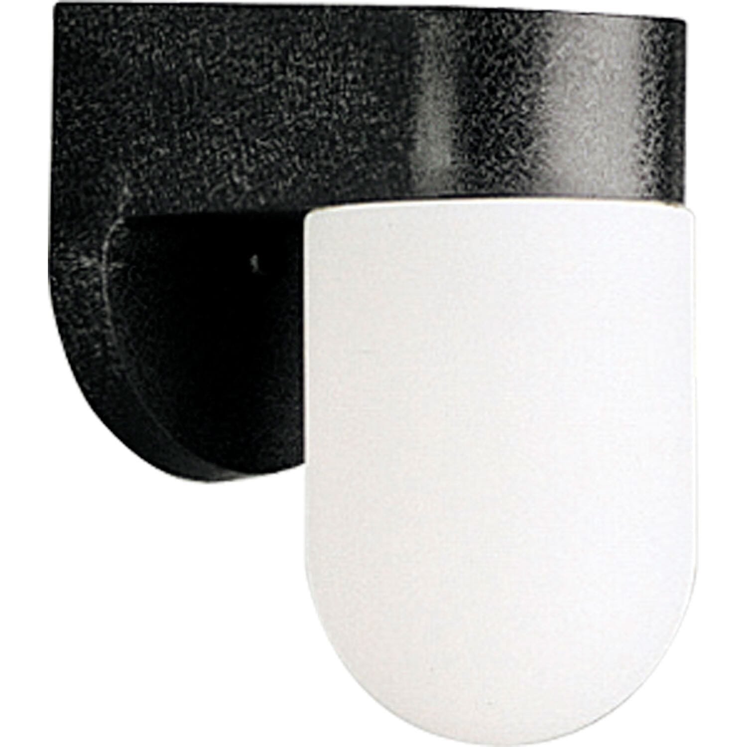 Black One Light Wall Lantern from the Polycarbonate Outdoor Collection