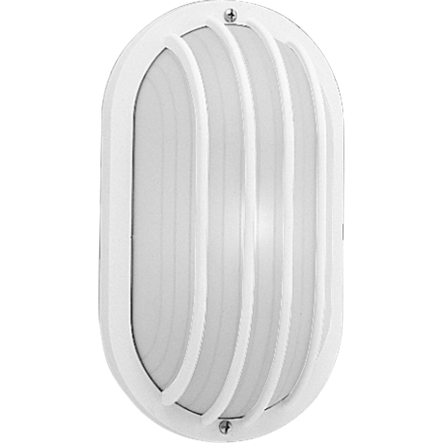 White One Light Wall Lantern from the Polycarbonate Outdoor Collection