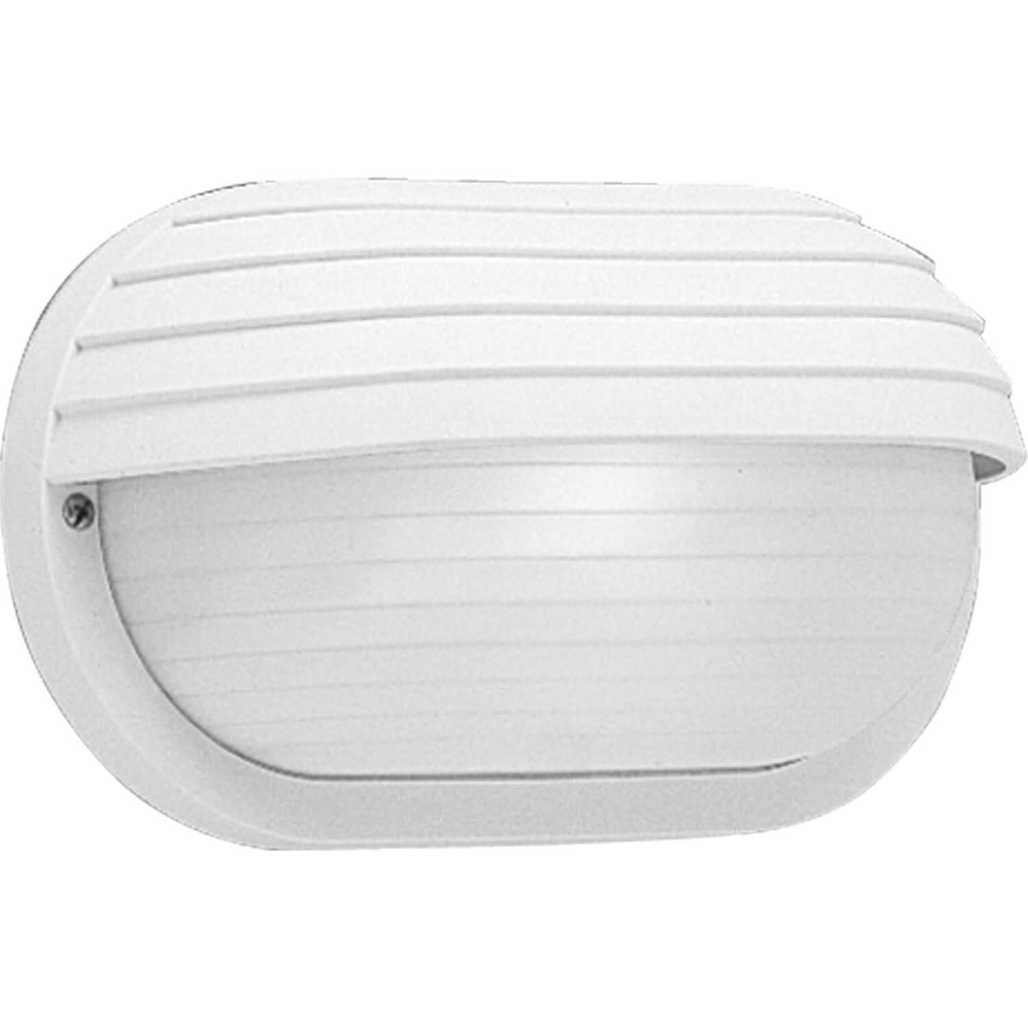 White One Light Wall Lantern from the Polycarbonate Outdoor Collection