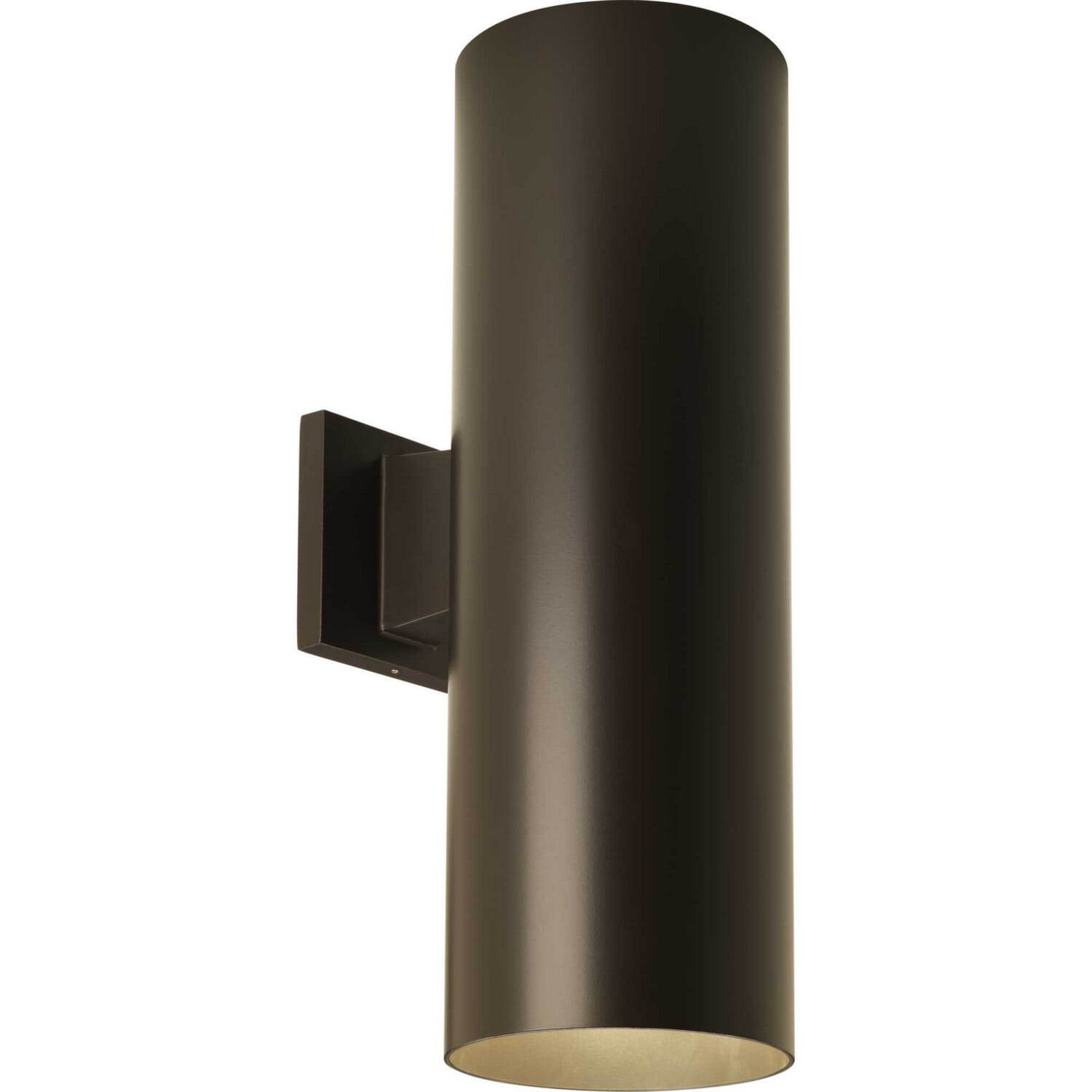 Antique Bronze Two Light Wall Lantern from the Cylinder Collection