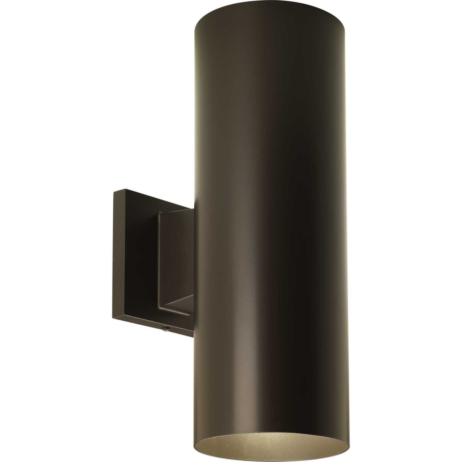 Antique Bronze Two Light Wall Lantern from the Cylinder Collection